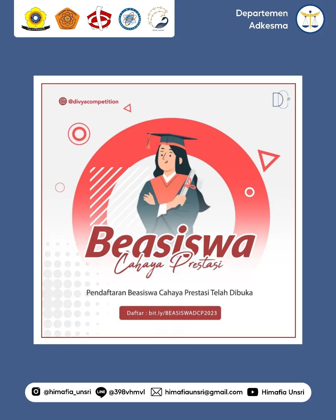 [Sekilas Info Adkesma #10 : Informasi Beasiswa Cahaya Prestasi 2023 ]